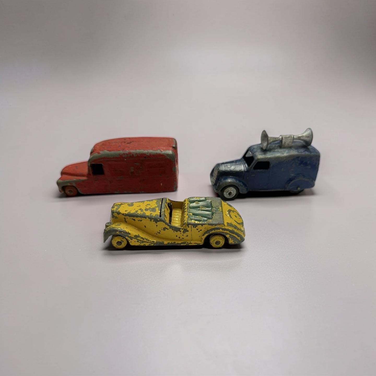 1930s Dinky Toys Daimler & Vans – Pre War Meccano Diecast Cars Lot