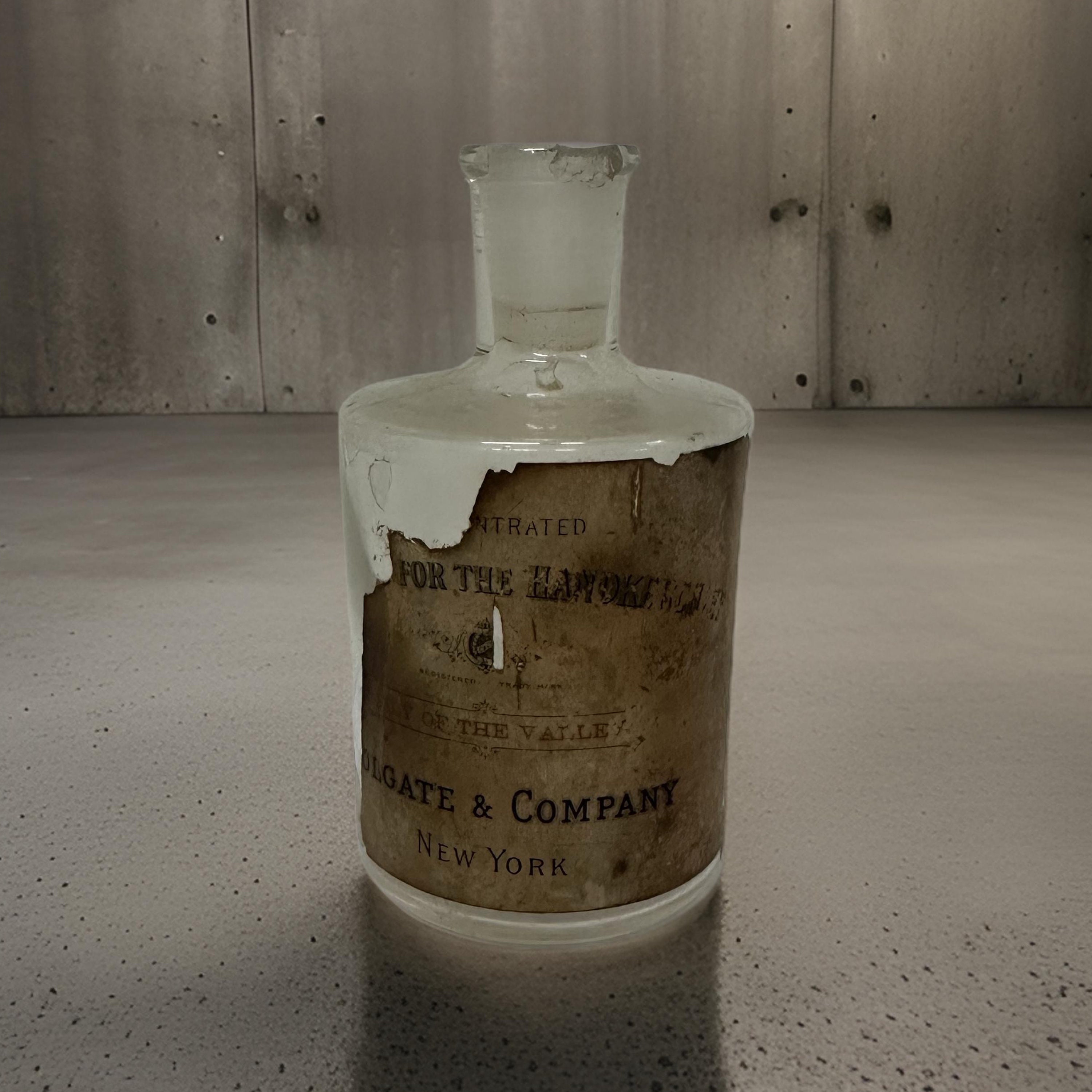 Antique Colgate & Company Apothecary Jar with Original Label - Early 1900s Collectible