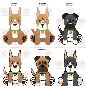 Bokser-SVG. Hond. Pup. Cricut gesneden gelaagde bestanden. rasecht. hond. Silhouetbestanden. DXF. png-dxf.