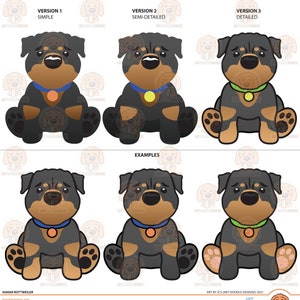Rottweiler SVG. Dog. Puppy. Cricut cut layered files. purebred. canine. Silhouette files. DXF. png dxf.