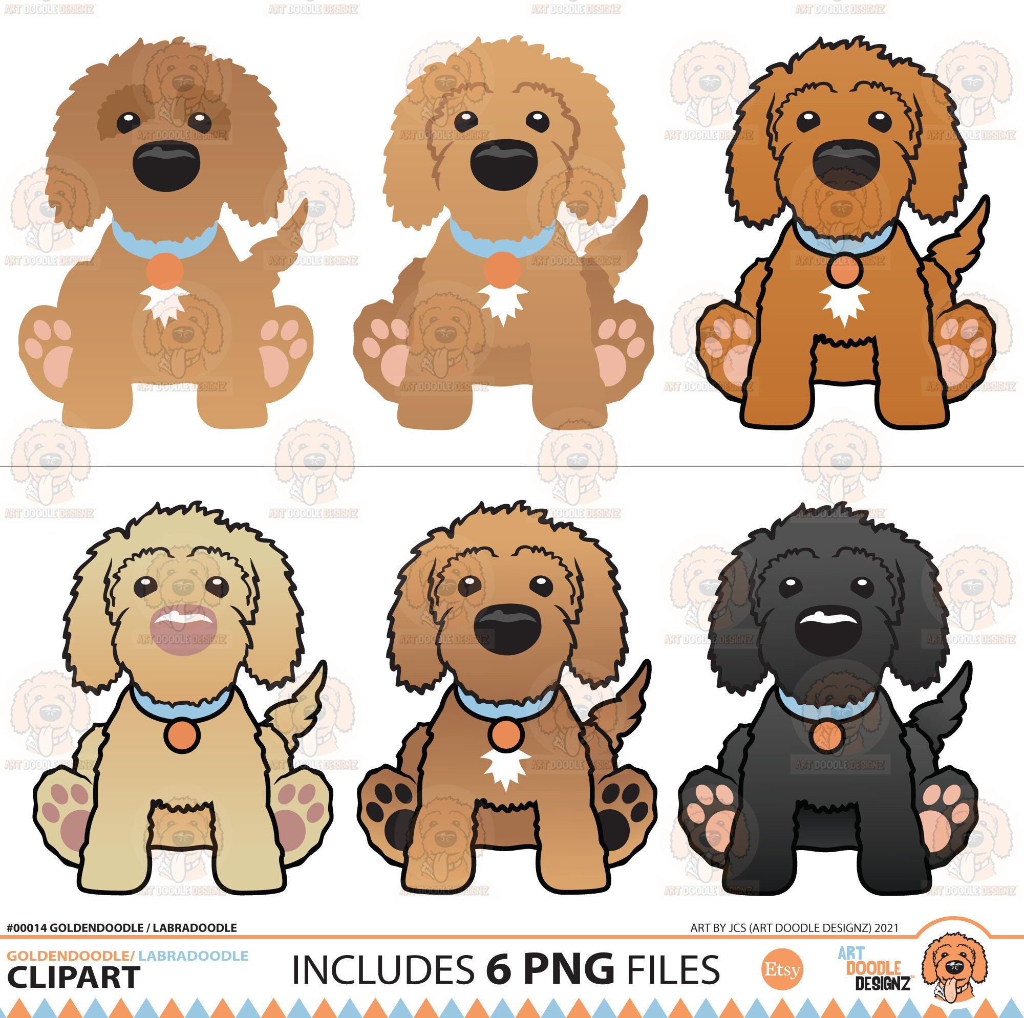 Goldendoodle Labradoodle Clipart, Dog, Puppy, Pets, Dogs, Graphics