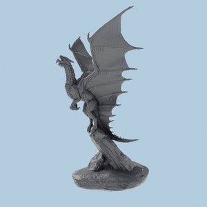 Young Copper Dragon | 3D Printed Tabletop Miniatures | D&D TTRPG
