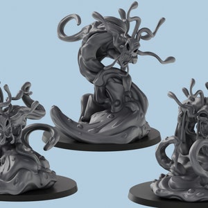 Formless Spawn | 3 Poses |  3D Printed Tabletop Resin Miniatures | D&D TTRPG