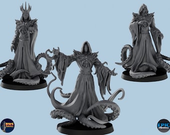 Hastur | 3 Poses |  3D Printed Tabletop Resin Miniatures | D&D TTRPG