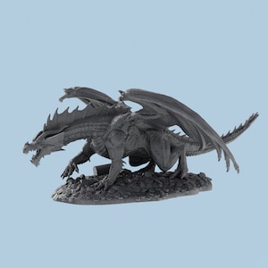 Young Red Dragon |  3D Printed Tabletop Resin Miniatures | D&D TTRPG