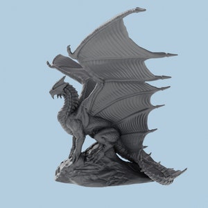 Adult Copper Dragon | 3D Printed Tabletop Miniatures | D&D TTRPG