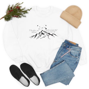 ACOTAR Sweatshirt; Unisex Sweatshirt; An die Sterne, die zuhörten - und die Träume, die beantwortet werden