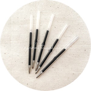 1x INK Nachfüllpackung für Perlenstifte - SCHWARZE Tinte - Nachfüllbare DIY Silikonperlenstifte, Bastelbedarf Australien, schwarze Tinte Schreibstift