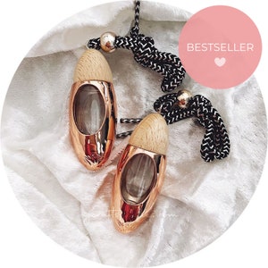 1x Empty Hanging Bullet Diffuser Bottle - ROSE GOLD - Refillable Perfume Air Freshener Glass , Car Fragrance hang Bottle Reusable Supplies