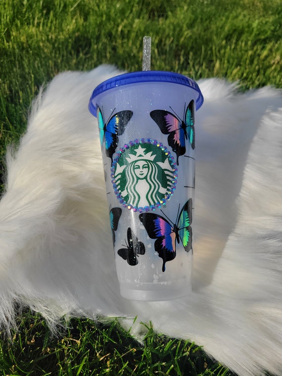 Butterfly Starbucks Tumbler Personalized Cup Custom Starbucks Cup 24oz Cold  Cup Iced Coffee Cup Starbucks Cup Personalized 
