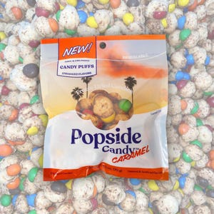Freeze Dried Caramel Chocolate Puffs - Premium Freeze Dried Candy, Unique Gift, Crunchy Sweet Snack, Decadent Gourmet Chocolate