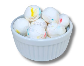 Freeze Dried Birthday Cake Taffy Puffs | Small Batch