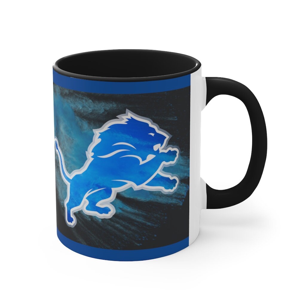 The Memory Company Detroit Lions 11-fl oz Ceramic Team Color Mug Set of: 1  in the Drinkware department at