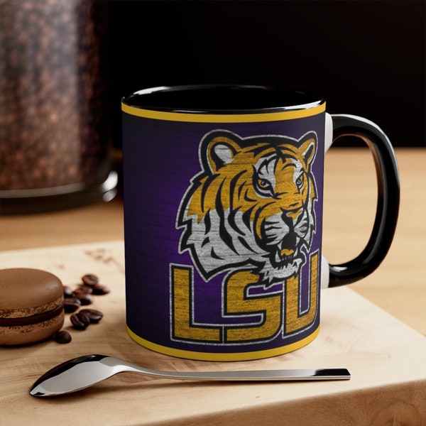 LSU Tigers NCAA Accent Coffee Mug, 11oz