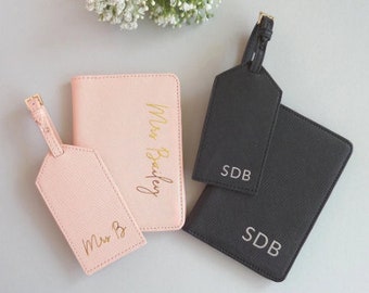 Black Luggage Tag, Personalised Luggage Tag, Birthday Gifts, Travel Accessories, Personalised Gift, Bridesmaid Gift, Custom Luggage Tag