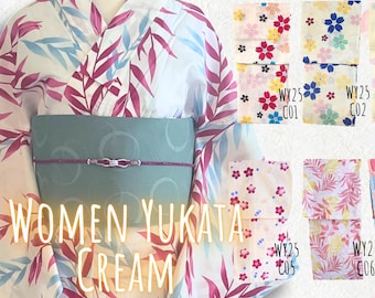Women's Yukata - Yukata Only (Not Obi) | WY25 Series | Style C #01-08