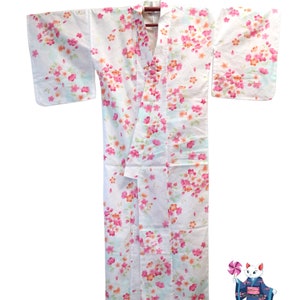 Women's premium Yukata with gold glitter Obi, Kazarihimo not included W22-54 image 5