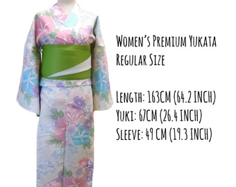 Women's premium Yukata with gold glitter (not Obi included) W22-60