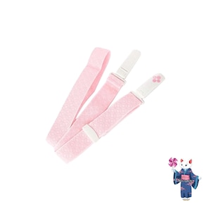 Mesh Datejime Belt Summer Kimono Velcro/ Kitsuke Set