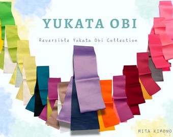Reversible Yukata Obi | OS Series | Japanese Kimono Belt