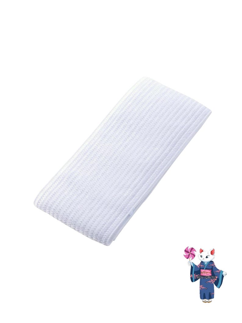 Puede incluir: Banda el&aacute;stica blanca con textura acanalada. La banda tiene aproximadamente 2,5 cm de ancho.