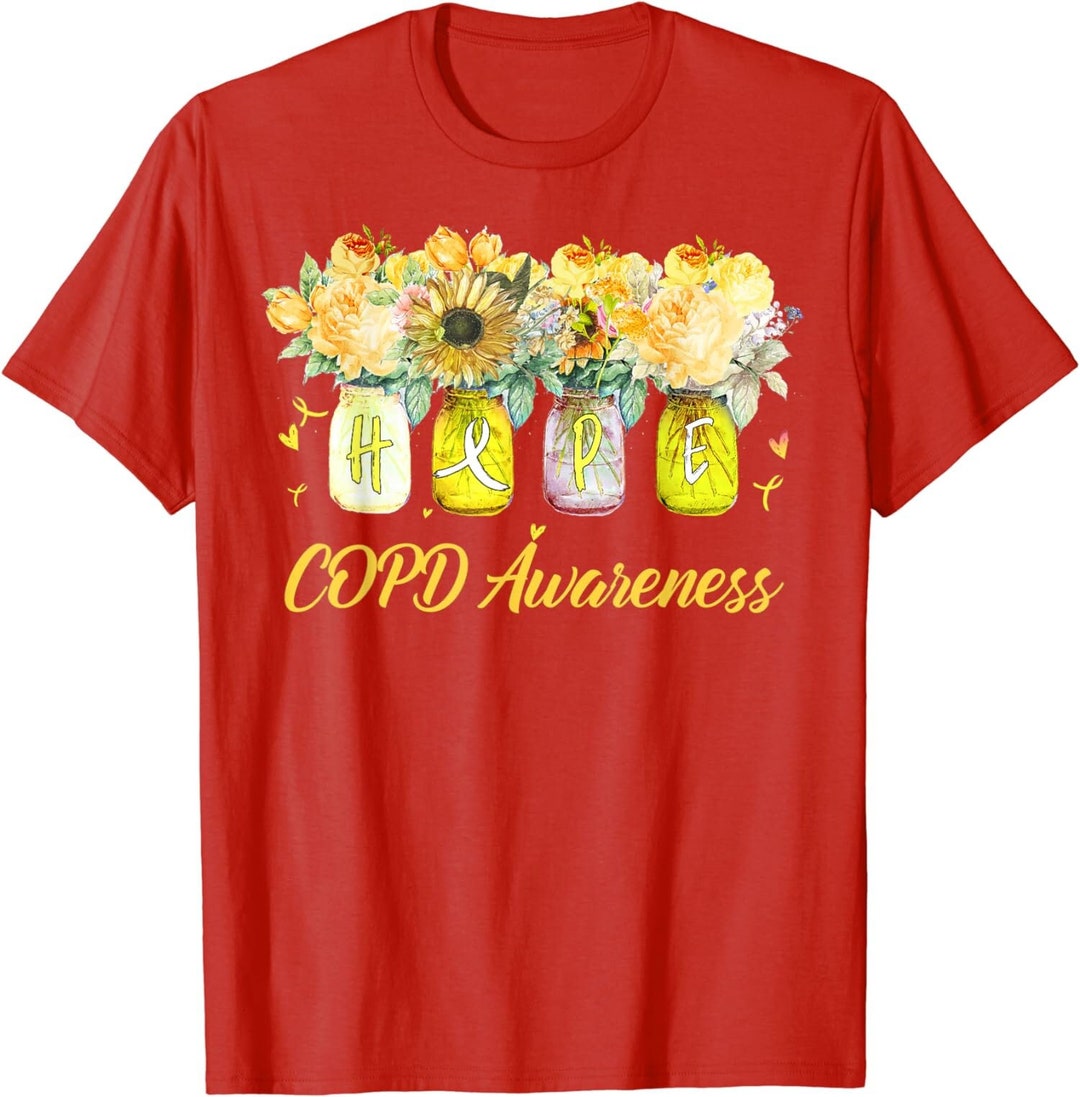 Tu COPD Awareness Month Costume Flower Ribbon Gift Unisex Etsy