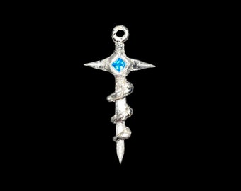 Mini Sword Necklace | Lead Free Solder