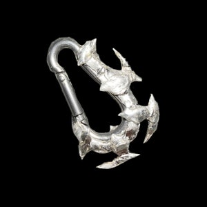 Mosquetón de acero inoxidable con punta: clip para accesorios (1 1/2 pulgadas)