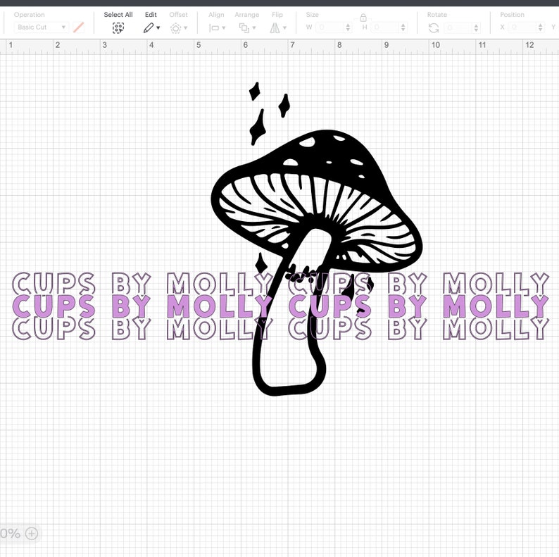Mushroom cricut svg digital download etsy