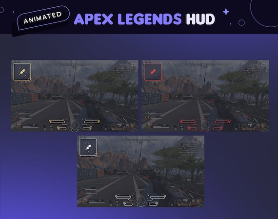 Apex Legends オーバーレイ HUD | ストリーマー向けアニメーション付き