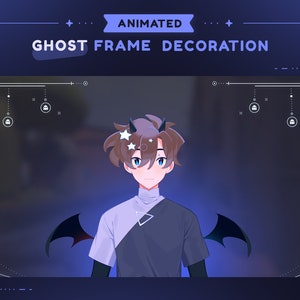 Halloween Rahmen Stream Dekoration | Animiertes Ghost Spiderweb Overlay für Twitch Streamer | Passende Bars & Chatbox | Vtuber OBS