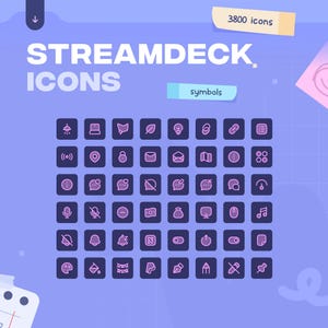Pastel Stream Deck Icons (10) Colors • (3800+) Total Icons • Symbols ...