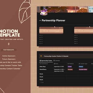 Cozy Notion Template for Content Creators & Artists | Cottagecore Lo-fi ...