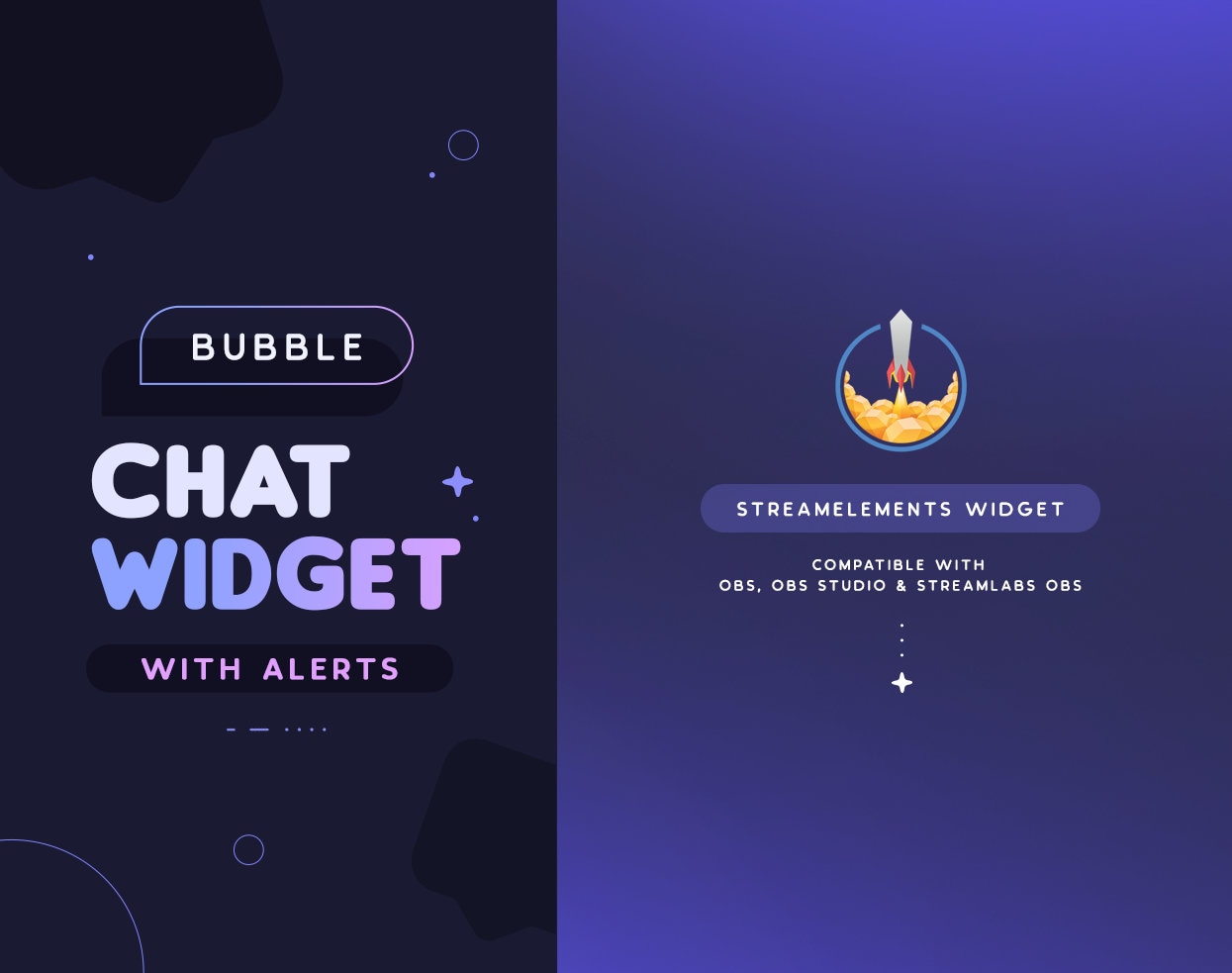 Bubble Chat Widget With Alerts | Sub, Mod & Vip Customizable Minimal ...