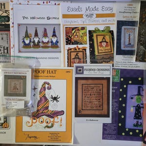 Halloween Counted Cross Stitch Charts Kits