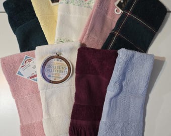 Fingertip Towels for Counted Cross Stitch - Kitchen Terry Towels