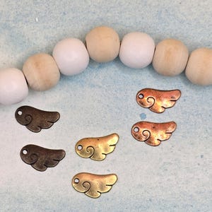 Wings and Feathers Charms for Jewelry Making & Mixed Media Projects