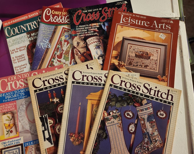 Cross Stitch and Country Crafts, for the Love of Cross Stitch, Crazy