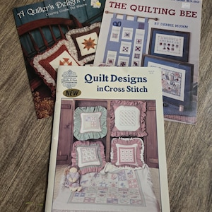 Quilt Designs in Cross Stitch, The Quilting Bee, A Quilter's Delight