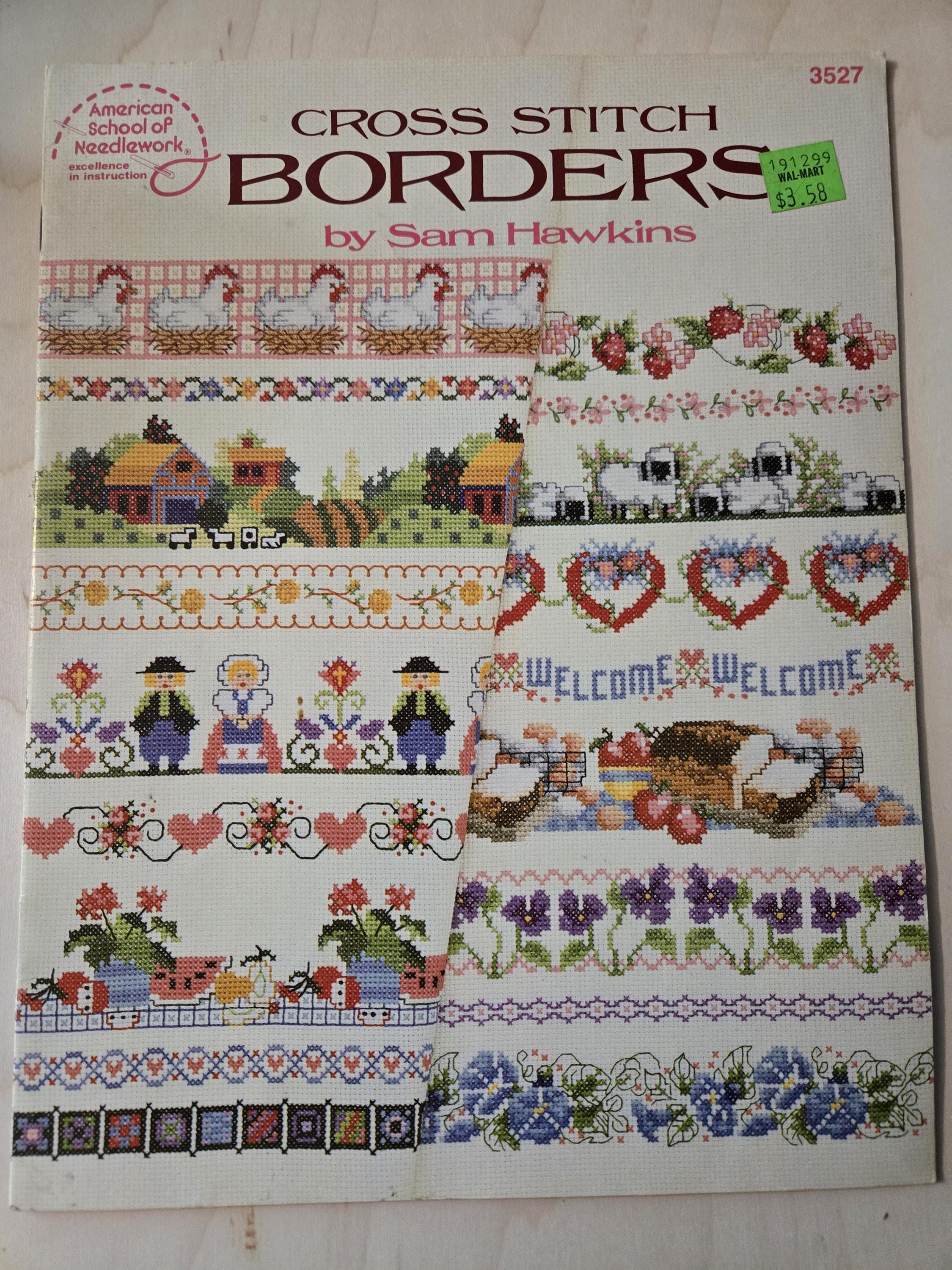 Borders and Alphabets in Counted Cross Stitch - Etsy