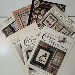 Rustic Farmhouse Country Counted Cross Stitch Charts