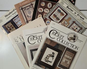 Rustic Farmhouse Country Counted Cross Stitch Charts