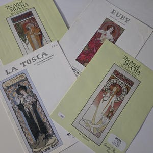 Art of Mucha Counted Cross Stitch Charts