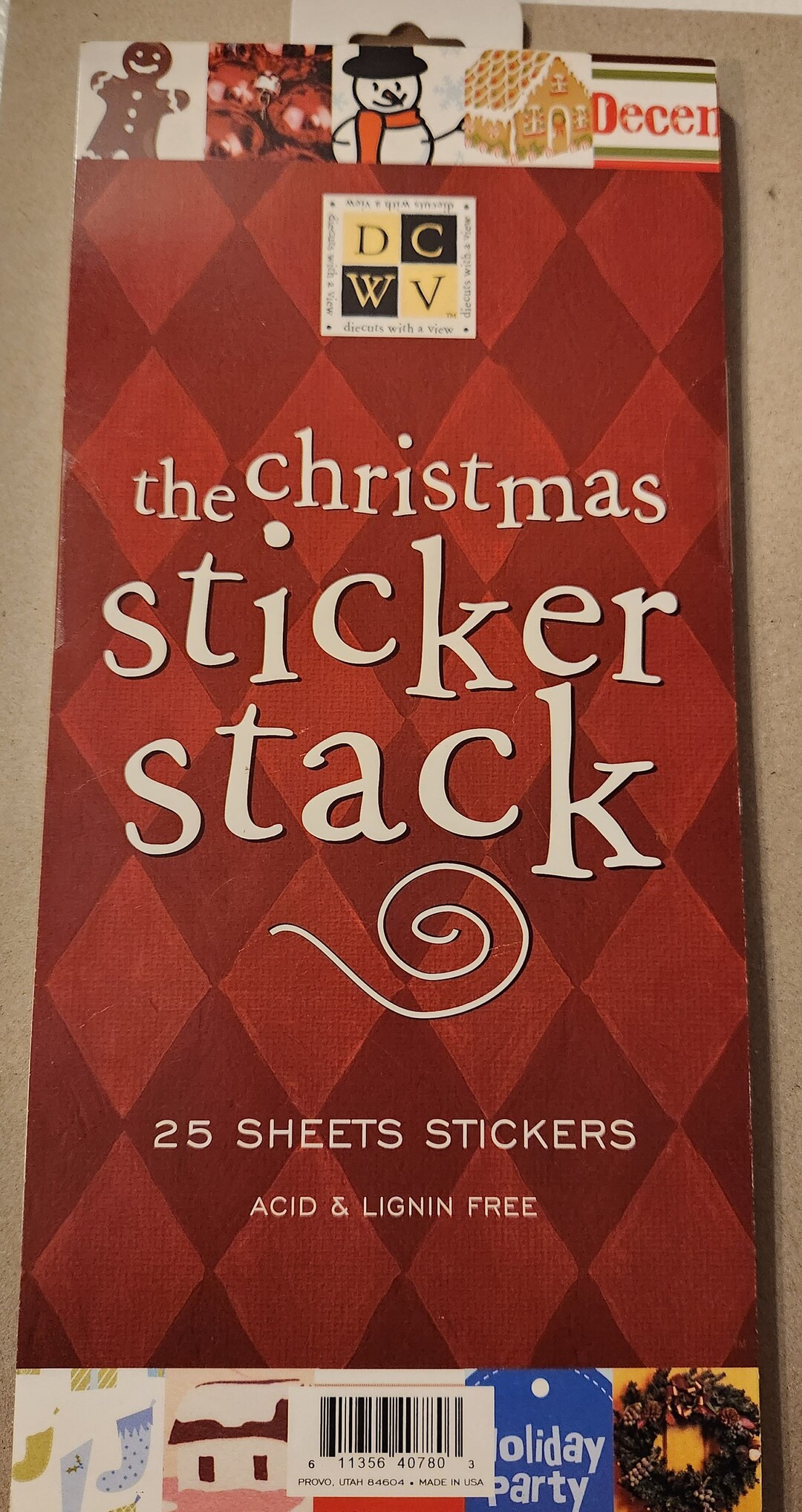 Holiday Stickers Lot, Christmas Stickers Lot, Christmas Sticker Stacks