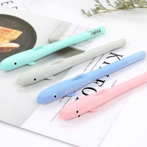Kawaii Kreative Delfin Gel Stift Signatur Stift Escolar Papelaria für Büro Schule Schreibwaren Geschenk