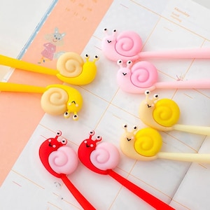 1 Stück Niedliche Schnecken Korea Briefpapier Schwarze Tinte 0,5 mm Gel Stift Schule Bürobedarf Schönes Geschenk Für Kinder Kawaii Schreibmaterial