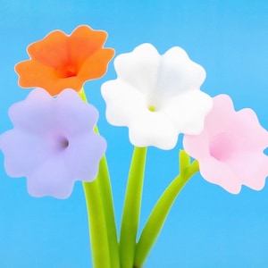 1 stks mooie Morning Glory Briefpapier Zwarte Inkt 0.5mm Gel Pen School Kantoorbenodigdheden Mooi Cadeau Voor Kinderen Kawaii Schrijven Supply