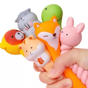 1 stücke Kreative Weichen Schwamm Gel Stifte Druckentlastung Stift Kawaii Cartoon Tier Katze Stift Schule Büro Schreibwaren Studenten Geschenk