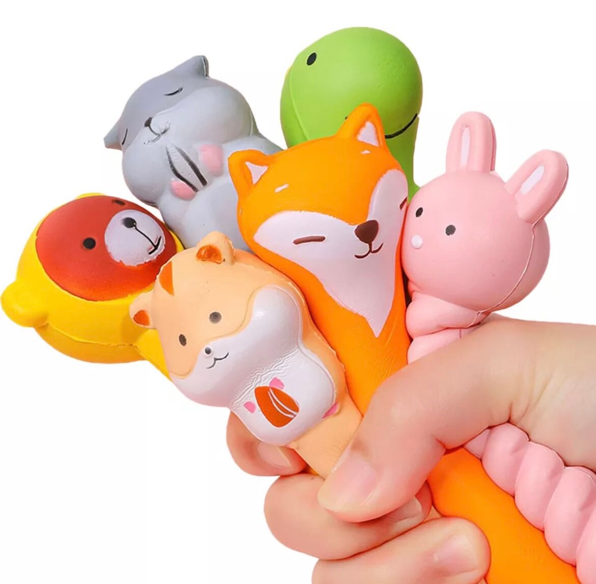 Kawaii Cartoon Animal Gel Pen: Soft Sponge Pressure Relief Pen