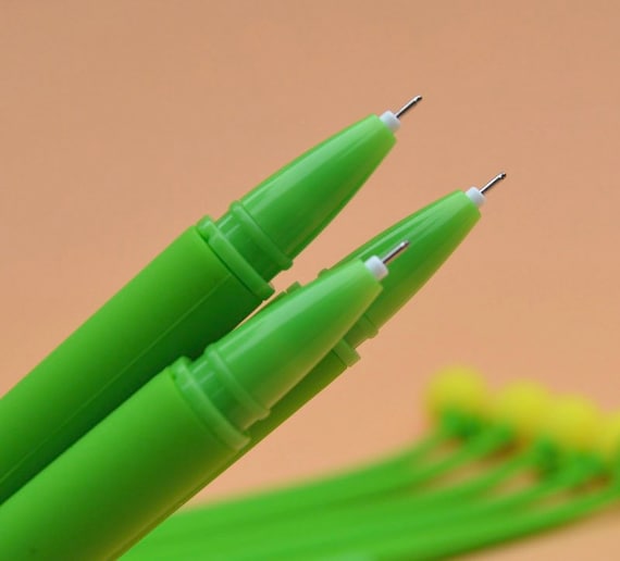 Aesthetic Gel Pens School Supplies Black Ink Gel Pen Set Office